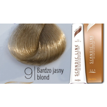 PROFIS farba do włosów LaStrada 100ml 9.0 bardzo jasny blond